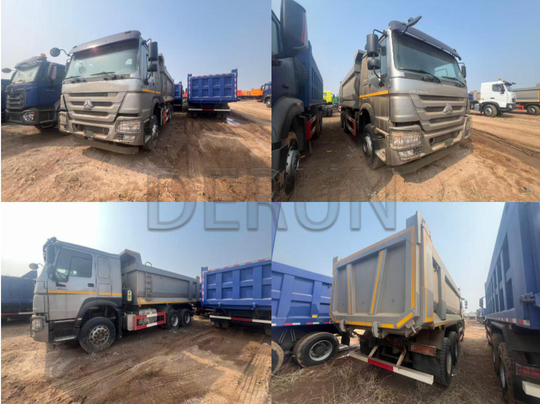 SINOTRUK HOWO 6x4 డంప్ ట్రక్ విజయవంతంగా అల్జీరియాకు రవాణా చేయబడింది