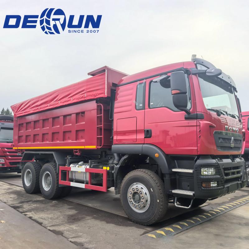 ఇథియోపియా & జిబౌటీ కోసం సినోట్రుక్ హోవో TX 6x4 336HP డంప్ ట్రక్